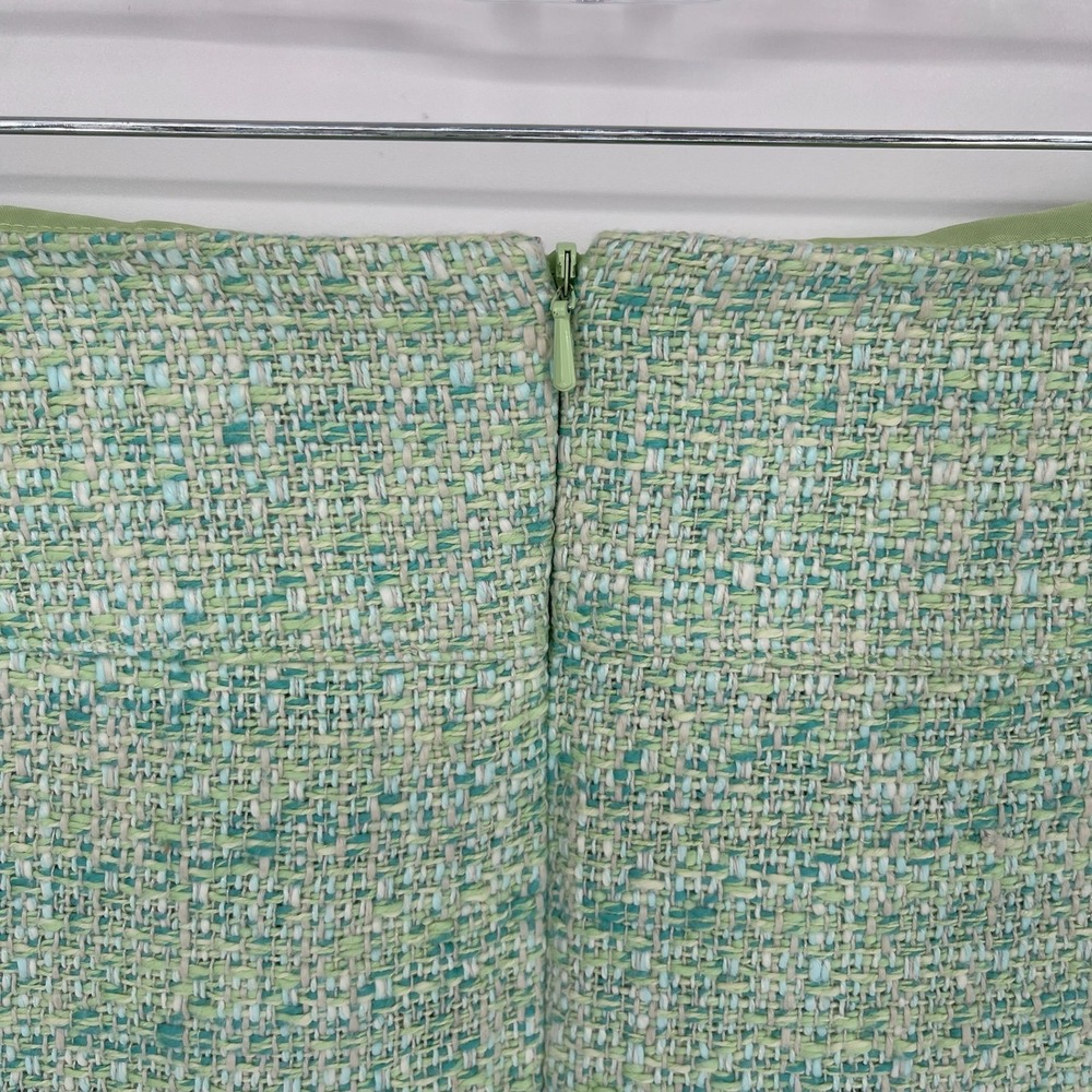 Axcess NWT Women's Green Tweed Textured Career Office Pencil Skirt Plus Size 16 - Picture 4 of 7